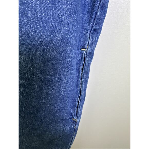 Polo Ralph Lauren Short Sleeve Denim Dress 2 Lace-Up Shift Dress Pockets‎ Y2K - Picture 5 of 9